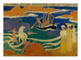 They Saw Fairies Landing on the Beaches Giclee Print by Maurice Denis