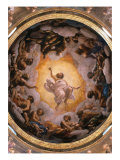 Vision of Saint John the Evangelist (detail) reproduction procédé giclée par Correggio 
