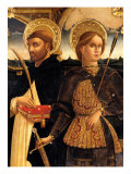 Polyptych with Annunciation and Saints (detail) Giclee Print by Mazone Giovanni