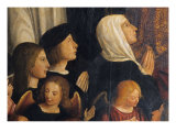 Altar-Piecea with Coronation of the Virgin Giclee-trykk av Ludovico Brea Altar-Piecea with Coronation of the Virgin Giclee-trykk av Ludovico Brea