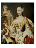 Infanta Maria Antonia Ferdinanda Giclée-tryk af Jacopo Amigoni Infanta Maria Antonia Ferdinanda Giclée-tryk af Jacopo Amigoni