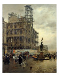Place Des Pyramides Giclee Print by Giuseppe De Nittis