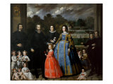 The Imperiale Family Giclée-Druck von Domenico Fiasella