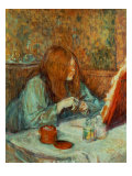 At the Dressing Table Lámina giclée por Henri de Toulouse-Lautrec