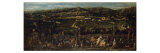 Entertainment in a Garden of Albaro Giclée-tryk af Alessandro Magnasco Entertainment in a Garden of Albaro Giclée-tryk af Alessandro Magnasco