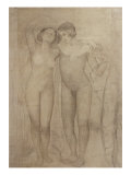 Los enamorados Lámina giclée por Giovanni Segantini Los enamorados Lámina giclée por Giovanni Segantini