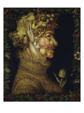 Eté reproduction procédé giclée par Giuseppe Arcimboldo
