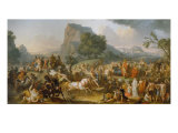 Games in Honor of the Death of Patroclus Giclee Print by Carle Vernet