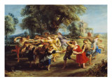 Danse de paysans reproduction procédé giclée par Peter Paul Rubens