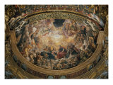 Coronation of the Vergin, 1540-47 reproduction procédé giclée par Parmigianino 