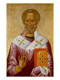 Madonna with Saints John the Evangelist and Nicholas Giclee Print by Rico Da Candia