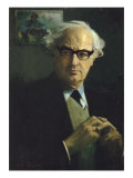 Portrait of Vachtang Beridze Giclee Print by U.m. Djaparidse