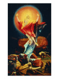 Isenheim Altar, Resurrection reproduction procédé giclée par Matthias Gruenewald