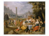 Worship of the Golden Calf Giclee Print by Victor Wolfvoet