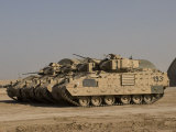 M2/M3 Bradley Fighting Vehicles Photographic Print by Stocktrek Images 