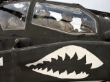 AH-64 Apache Prepares for Takeoff at Camp Speicher Photographic Print by Stocktrek Images 
