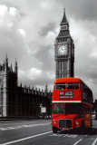 London - Red Bus プリント