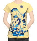 Juniors: Elvis Presley - Blue Foil Guitar T-shirts