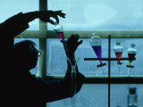 Worker at a Research Facility for Chemical Products, Oil and Gas, Midwestern States, United States Photographic Print by Lynn Johnson