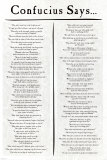 Confucius Says Prints