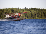 Norseman Float Plane Takes Off, Red Lake, Northern Ontario, Canada Photographic Print by Pete Ryan