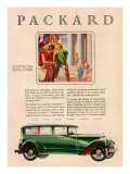 Packard, Magazine Advertisement, USA, 1929 Posters