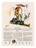 Cadillac, Magazine Advertisement, USA, 1928 Posters