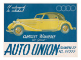 Auto Union Audi, Magazine Advertisement, USA, 1930 Posters