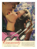 Community Cutlery, Magazine Advertisement, USA, 1951 Pósters
