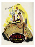 Votrix Vermouth, Magazine Advertisement, UK, 1951 Posters