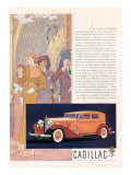 Cadillac, Magazine Advertisement, USA, 1933 Posters