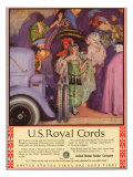 US Royal Cords, Magazine Advertisement, USA, 1924 Photo