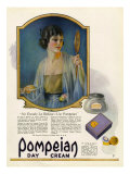 Pompeian Day Cream, Magazine Advertisement, USA, 1920 Prints
