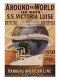 Hamburg American Line, Magazine Plate, USA, 1912 Julisteet Hamburg American Line, Magazine Plate, USA, 1912 Julisteet