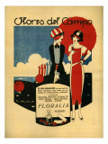 Floralia, Magazine Advertisement, Spain, 1919 Print Floralia, Magazine Advertisement, Spain, 1919 Print