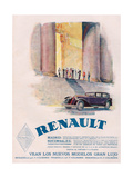 Renault, Magazine Advertisement, USA, 1930 Posters