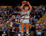 Larry Bird and Magic Johnson - ©Photofile Prints