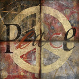 Symbol of Peace 4-Patch Posters by Benny Diaz Symbol of Peace 4-Patch Posters by Benny Diaz