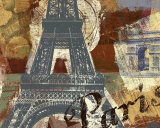 Tour Paris Posters by Eric Yang