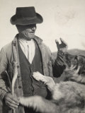 Dog Welcoming His Owner Joyfully Photographic Print by Giosue Nencioni