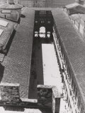 The Large Square of the Uffizi Seen from the Terrace of the Palazzo Vecchio Photographic Print by Vincenzo Balocchi