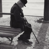 Elderly Man Asleep on a Bench in a Public Garden in Florence Photographic Print by Vincenzo Balocchi Elderly Man Asleep on a Bench in a Public Garden in Florence Photographic Print by Vincenzo Balocchi