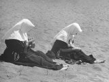 Nuns on the Beach Photographic Print by Vincenzo Balocchi