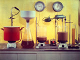 Laboratory Instruments for Analyzing the Chemical Properties of the Beer Prinz Brau Lámina fotográfica por A. Villani Laboratory Instruments for Analyzing the Chemical Properties of the Beer Prinz Brau Lámina fotográfica por A. Villani