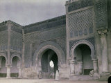 The Bab El-Mansour Gate in Meknes, Morocco Photographic Print by Henrie Chouanard