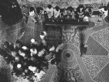 Group of Followers in a Church Photographic Print by Luciano Ferri