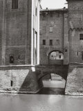 Close-up of the Estense Castle in Ferrara Photographic Print by A. Villani