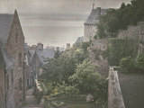 Street in Mont-Saint-Michel, France Photographic Print by Henrie Chouanard