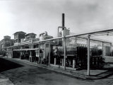 Exterior of Part of the Shia Viscosa Factory in Milan Photographic Print by A. Villani
