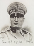 Benito Mussolini Photographic Print by A. Villani